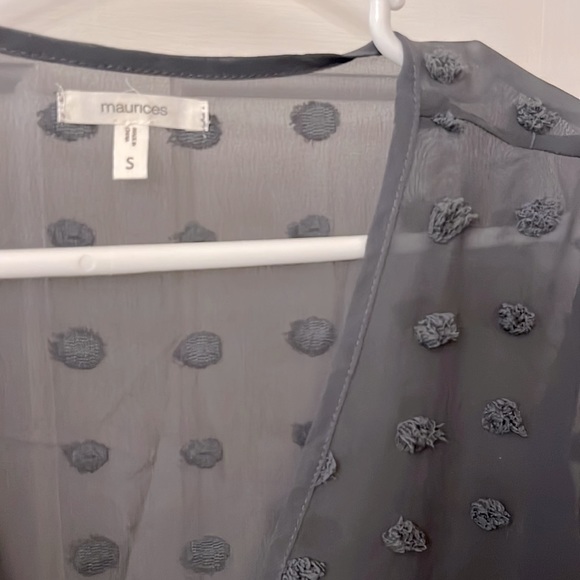 Maurices semi sheer tie front tunic - Picture 4 of 4